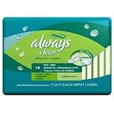 Always Clean ultra thin + wipe 14 pads