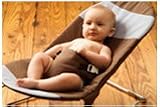 Baby Lounger-Chocolate/Blue