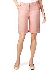 Per Una Cotton Rich Flat Front Chino Shorts