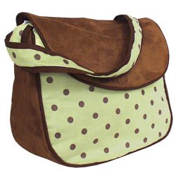 Dots Messenger Bag - Color Green