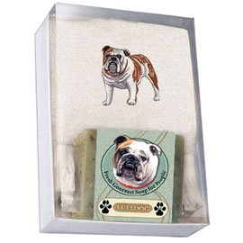 Single Gift Box with BullDog Soap and Towel