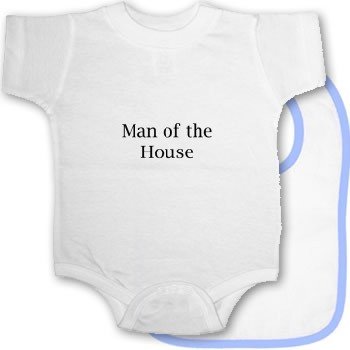 Man of House Bib and Onesie