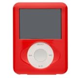SwitchEasy Biscuits for Apple iPod nano 3G MP3 player - Plastic Hard Case Accessory Pack - Color Red