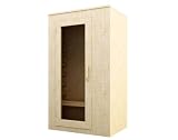 PILVI Sauna: 3KW-Saunaofen / Beleuchtung Thermometer Glastür 2-Sitzer