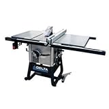 Delta 36-5000 10-Inch Left Tilt Contractor Saw with 30-Inch RH Rip (Steel Wings) [並行輸入品]