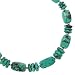 .925 Silver & Turquoise Beaded Necklace- 18 + 2 IN