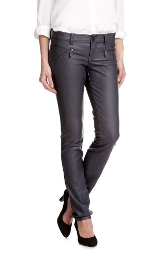 edc by ESPRIT Damen Hose  012CC1B027, Gr. 36/32, Grau (kitt 044) Preisvergleich