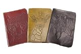 Safari Fair Trade Leather Passport Cover by Handmade Expressions