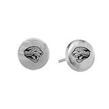 NFL Jacksonville Jaguars Stainless Steel Sports Team Button Earrings