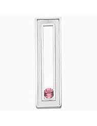 18K Yellow Gold Pink Tourmaline Pendant -- LIFETIME WARRANTY