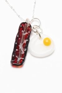Bacon and Egg Necklace