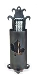 Review Minuteman  / Minuteman Wrought Iron Match Holder Maple Leaf - Graphite Powdercoat - High Quality Cast Aluminum
