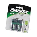 e2 NiMH Rechargeable Batteries, C, 2/pack