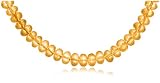 5x8mm Faceted Citrine Beaded Necklace, 16