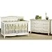 Mantova Two Piece Forever Convertible Crib Set in White