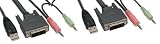 ATEN 2L-7D05U Verbindungskabel (DVI, USB, 2x Audio Stecker) 5m
