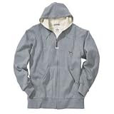 Men's Sherpa Lined Hooded Sweatshirt Weimaraner