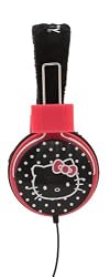 Hello Kitty Foldable Stereo Headphones RED