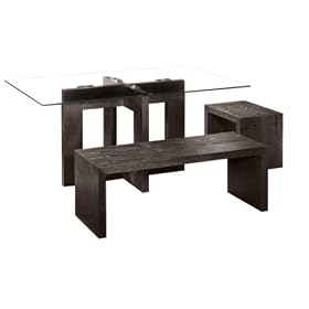 5 Piece Dining Set With Benches by