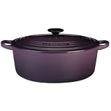 Le Creuset Enameled Cast-Iron 6-3 4-Quart Oval French Oven, Cassis by Le Creuset