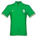 Das Werder Bremen Authentic Polo aus der Saison 2011-2012.Kurz�rmeliges Poloshirt. Ausschnitt mit 2 
Kn�pfen. Finish an Kragenr�cken, Seitenn�hten und Schlitzen. Gestricktes Band mit Finish an den 
Seitenschlitzen. Verl�ngertes R�ckenteil. Umstickter Swoosh Markenkennzeichnung and der rechten 
Brustseite. Gewebtes Wappen oder Clubabzeichen. Clublabel auf der linken Seite.Material: 100% 
BaumwolleFarbe: gr�n/wei�/orange