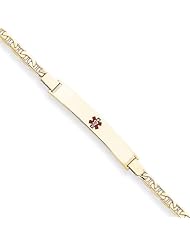 8 Inch 14k Gold Medical Jewelry Bracelet