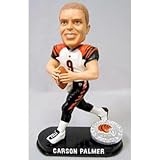 Cincinnati Bengals Carson Palmer Forever Collectibles Black Base Edition Bobble Head