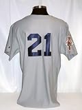 Roger Clemens Boston Red Sox Authentic Jersey w/ Fenway 75th Anniversary Patch - MLB Authentic Adult Jerseys