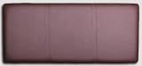 2FT6 SMALL SINGLE Headboard Denver BROWN FAUX LEATHER – see our excellent feedback from satisfied customers