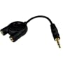 Cables Unlimited AUD-3010P 6-Inch Pro A/V Series 3.5mm Stereo Splitter