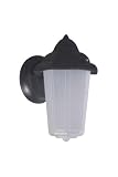 Precision Products Plus Black Pagoda (Wall Mount) with Photo Cell and One 18-Watt Compact Fluorescent Light Lamp, Energy Star Rated #79583-PPP