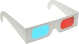 3D Red Cyan Anaglyphic glasses family pack of 4