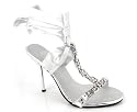 RIBBON TIE T-STRAP HEEL