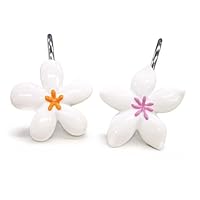 Allure Home Creations Bloomers Resin Shower Curtain Hooks