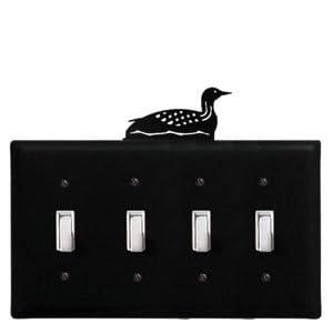 Monazite ESSSS-116 Loon – Quad. Switch Electric Cover Powder Metal Coated