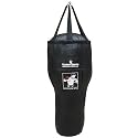Vinyl Upper Cut Angled Body bag Kick Boxing Punch bags Filled Black 4 ft