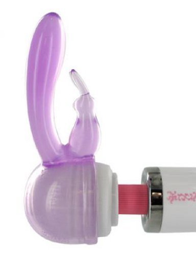Wand Essentials Rabbit Tip Attachment - Purple