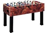 Garlando Foos Twin G-2 Burled Wood Foosball Table