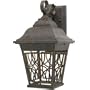 Golden Lighting 10528-L WI Monarch Inn Outdoor Sconce, Weathered