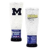 Michigan Wolverines NCAA Crystal 16oz Pilsner