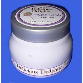 Delicious DELIGHTS Lollipop SUGAR body bath SCRUB NEW