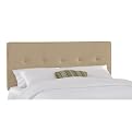 Georgetown Velvet Headboard - Buckwheat (CalKing)