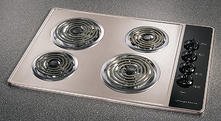 FEC30C4AC 30 Coil Electric Cooktop with 4 Multi-Wrap Coil Elements in Brushed Chrome