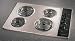 Kitchen & Housewares : Frigidaire FEC30C4AC 30' Coil Electric Cooktop with 4 Multi-Wrap Coil Elements & Chrome Drip Bowls: Brushed Chrome