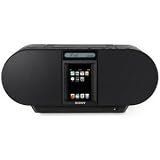 Sony ZSS4IP CD Boombox with iPod Dock and iPhone (Black)