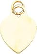 14K Gold Heart Charm