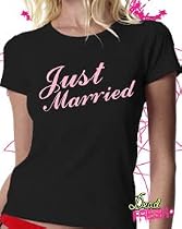 Just Married (Bride) T-shirt by Dead Fresh