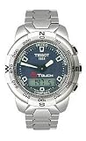 TISSOT Watch:Tissot T-Touch Multifunction Titanium Blue Dial Men's Watch #T33.7.888.41A