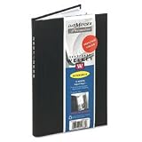 At-A-Glance AY41H-00 13-Month desk calendar/planner, 5x8, wirebound, black