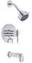 Danze D500058 Parma Single-Handle Tub and Shower Faucet, Chrome